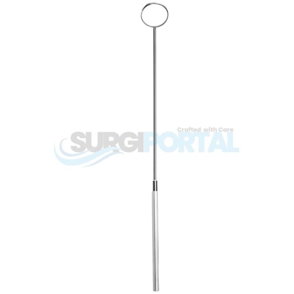 Laryngeal Mirror Size 3, Static, Octagonal Handle, 18mm Diameter