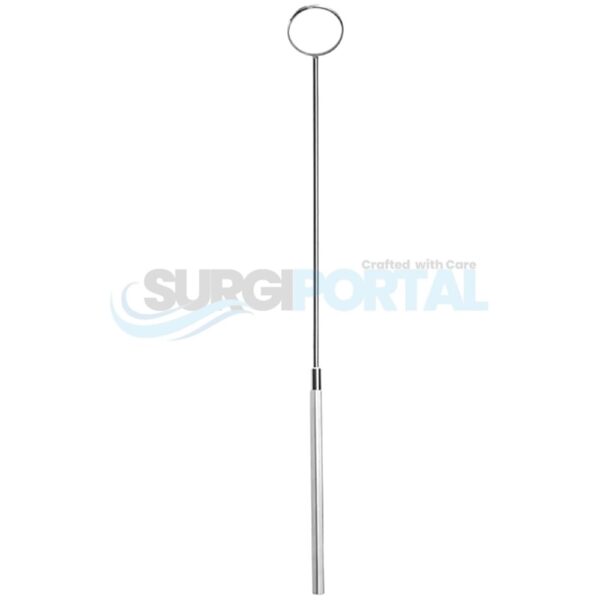 Laryngeal Mirror Size 7, Static, Octagonal Handle, 26mm Diameter