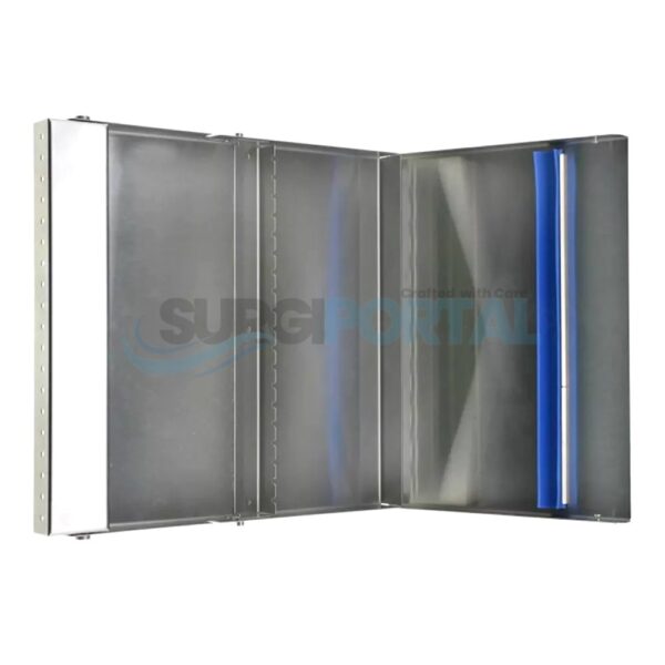 Rhoton Case for 19 Instruments – 10" x 10 3/4" x 1" Deep for Titanium Instruments