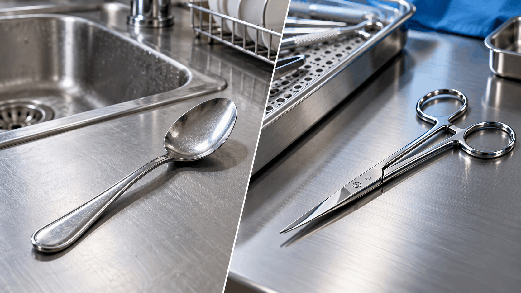 Surgical steel vs stainless steel comparison